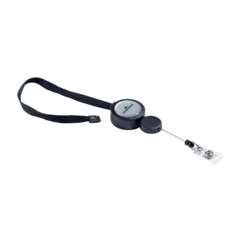 Cordon textile Durable 9229 avec enrouleur 900mm noir