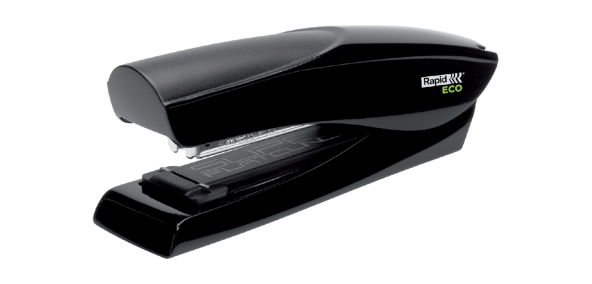 Rapid Fashion Eco Full-Strip Stapler 25 Sheets Black
