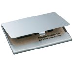 Porte-cartes de visite Sigel VZ135 15 cartes 91x58mm alu mat