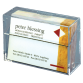 Visitekaartbox Sigel VA110 voor 100 kaarten 86x56mm acryl glashelder