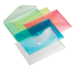 Pochette enveloppe Europel A5 paysage 250x180mm PP transparent blanc