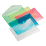 Pochette enveloppe Europel A5 paysage 250x180mm PP transparent blanc