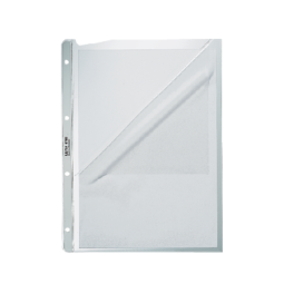 Showtas Leitz Premium met uitsnede copy safe 0.13mm PP A4 transparant 100 stuks