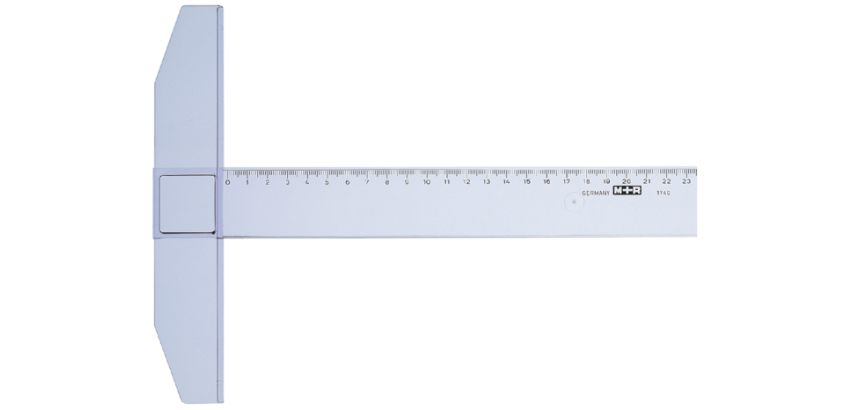 T-square M+R 1775 75cm transparent