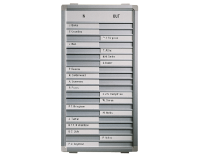 Tableau de présence Legamaster 540x260mm 20 noms