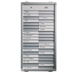 Aan-afwezigheidsbord Legamaster 310x260mm 10 namen