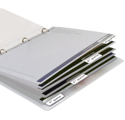 Indextabs Djois 12x40mm zelfklevend permanent wit 48 stuks