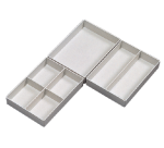 Djois sorting tray high 70x122x168mm 1 compartment gray