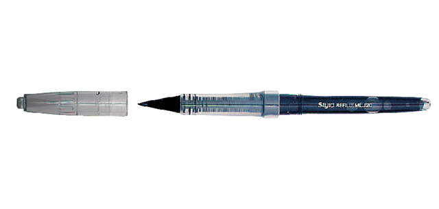 Pentel MLJ20 Refill for Fineliner TRJ50 Black Fin