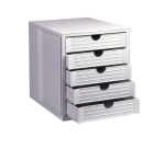 Han Schubladenblock mit geschlossenen Schubladen