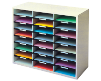 Casier Fellowes A4 24 cases 737x595x302mm gris clair