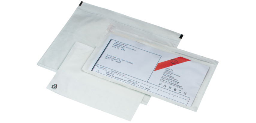 Enveloppe note d’expédition IEZZY autocollant uni 162x122mm 250 pièces