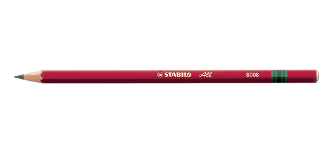 STABILO All 8008 Graphite Pencil for Glass