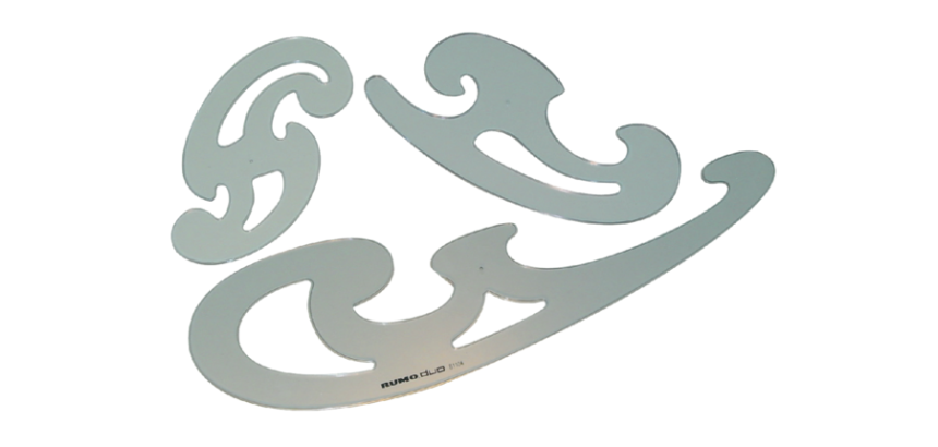 Gabarit Rumold Burmester 81104 3 pièces transparant