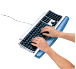 Handgelenkauflage für Fellowes Gel Crystal Tastatur