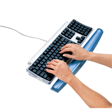 Repose-poignets pour clavier Fellowes Gel Crystal