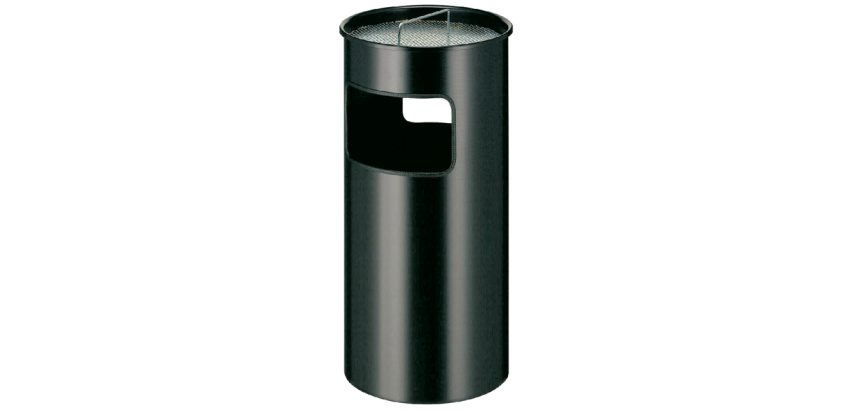 Poubelle-cendrier Vepa Bins V-part 50L noir