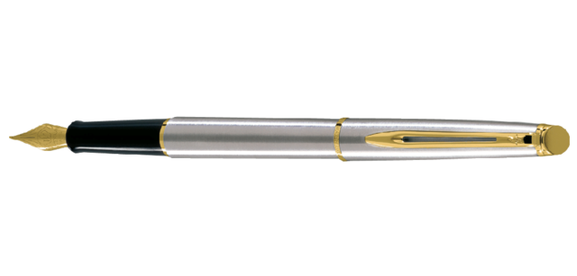 Stylo plume Waterman Hémisphère Stainless Steel GT Fin