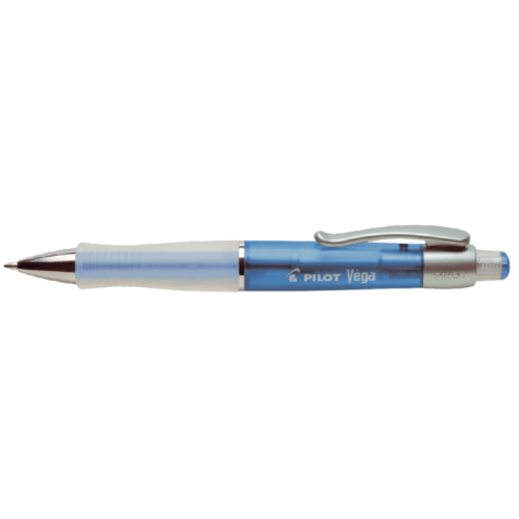 Stylo Bille Pilot VegaTransparent Medium Bleu