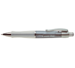 Stylo bille PILOT Vega transparent Medium noir
