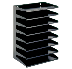 Sorteerrek Vepa Bins 8 delig zwart