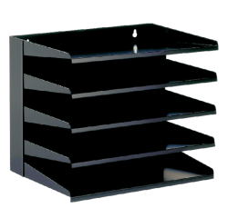 Sorteerrek Vepa Bins 5 delig zwart