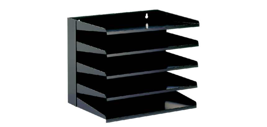 Etagère trieur Vepa Bins 5 compartiments noir