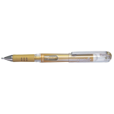 Gelschrijver Pentel K230M medium metallic goud