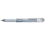 Pentel Gel Pen K230M Medium silver