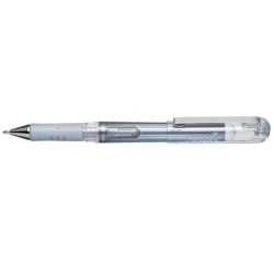 Gelschrijver Pentel K230M medium metallic zilver