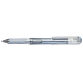 Stylo Gel Pentel K230M Medium argent