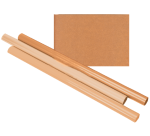 Inpakpapier Kraft gestreept 60gr 100cm x 10m op rol