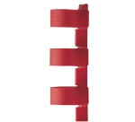 Reliure GBC 16mm 21 anneaux A4 rouge 100 pièces