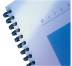 Peigne de reliure GBC Click 34 anneaux 8mm noir 50 pièces