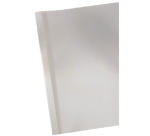 Thermische omslag GBC Optimal A4 3mm transparant/wit 100stuk