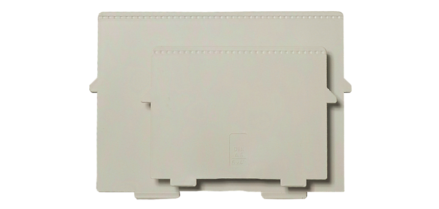 Intercalaire DIN A6 horizontal - Gris lumière