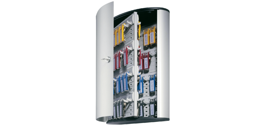 Durable Key Cabinet 72 Hooks 302x400x118mm