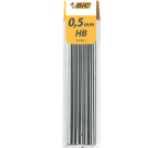 Mine BIC HB 0,5mm 12 pièces