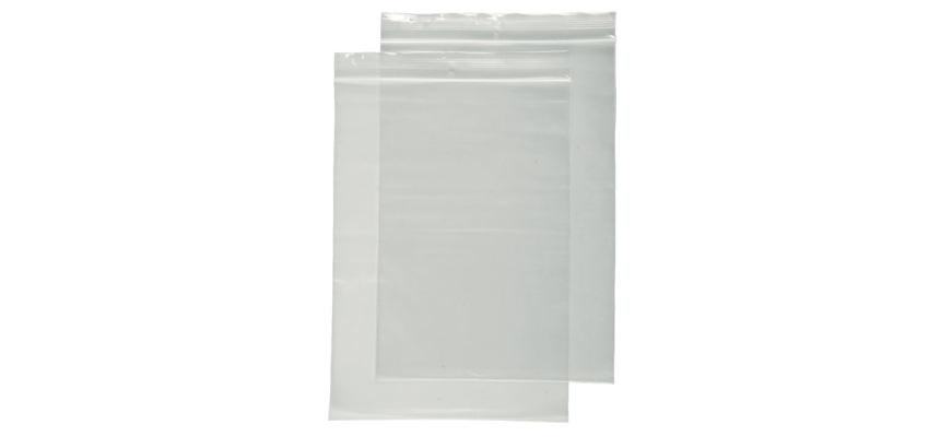 Sachet d’emballage IEZZY grip refermable 160x230mm 50mu 100 pièces