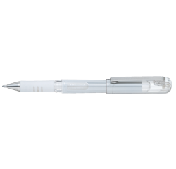Gelschrijver Pentel K230M medium metallic wit