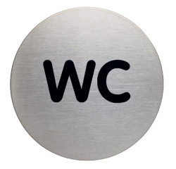 Pictogramme Durable 4907 WC rond 83mm