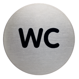 Pictogramme Durable 4907 WC rond 83mm