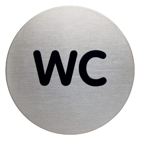 Pictogramme Durable 4907 WC rond 83mm