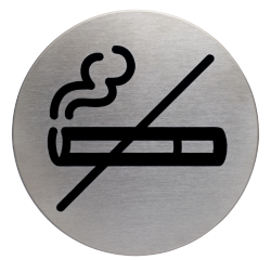 Infobord pictogram Durable 4911 niet roken rond 83mm