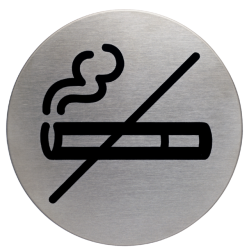 Infobord pictogram Durable 4911 niet roken rond 83Mm