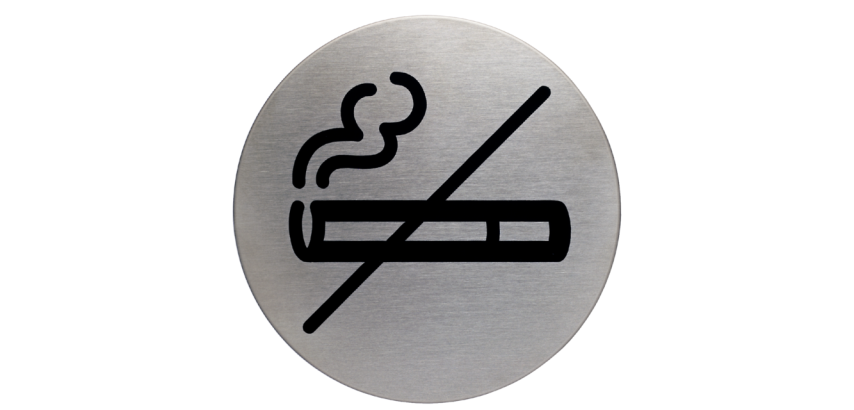 Durable Pictogram 4911 Non-smoking area round 83mm
