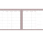 Quo Vadis - Agenda année scolaire - 2026-2027 - Exécutif Septembre Color - Semainier Planning - Multilingue - Pastel - 13 mois de août à août - 16x16 cm