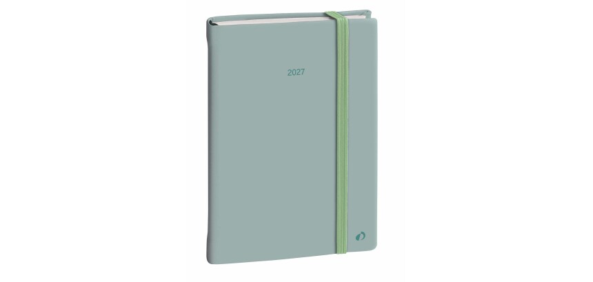 Quo Vadis - Agenda - 2027 - Daily 21 Color - Journalier - Multilingue - Pastel - Vert clair - 12 mois de janvier à décembre - 15x21 cm
