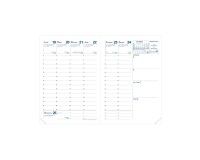 Quo Vadis - Recharge Agenda - 2027 - Randonnée - Semainier Planning - Français - 14 mois de décembre à janvier - 9x12,5 cm