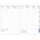 Quo Vadis - Recharge Agenda - 2026 - Randonnée Recyclé - Semainier Planning - Multilingue - 13 mois de déc. à déc. - 9x12,5 cm -  recyclé